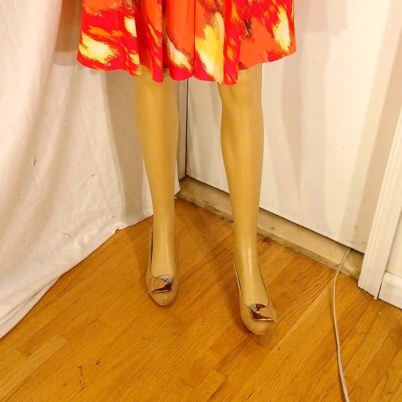 🔥 NWT  Stuart Weitzman Tan textured Leather With Tortoiseshell Buckle Shoes - Picture 10 of 16